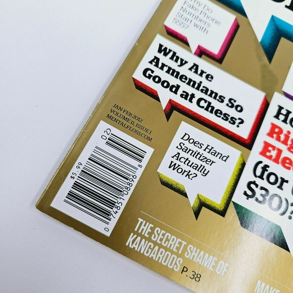 Mental Floss Magazine January February 2012 Most Important Questions Knowledge - Picture 3 of 5